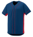 Augusta Sportswear 1660 Slugger Jersey in Navy/ red