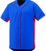 Augusta Sportswear 1660 Slugger Jersey in Royal/ red
