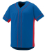 Augusta Sportswear 1660 Slugger Jersey in Royal/ red