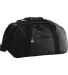 Augusta Sportswear 1703 Large Ripstop Duffel Bag in Black/ black