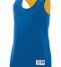 Augusta Sportswear 147 Women's Reversible Wicking  in Royal/ gold