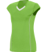 Augusta Sportswear 1219 Girls' Blash Jersey in Lime/ white