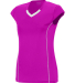 Augusta Sportswear 1219 Girls' Blash Jersey in Power pink/ white