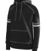 Augusta Sportswear 5440 Women's Spry Hoodie in Black/ white/ carbon
