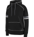 Augusta Sportswear 5440 Women's Spry Hoodie in Black/ white/ carbon
