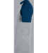 Augusta Sportswear 424 Youth Short Sleeve Baseball in Athletic heather/ navy
