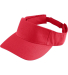 Augusta Sportswear 6226 Youth Sport Twill Visor in Red