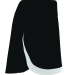 Augusta Sportswear 2411 Girls' Action Color Block  in Black/ white