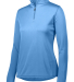 Augusta Sportswear 2787 Women's Attain Quarter-Zip in Columbia blue