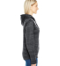 J America 8662 Women's Odyssey Striped Performance in Granite