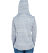 J America 8662 Women's Odyssey Striped Performance in Quarry