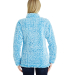 J America 8451 Women's Epic Sherpa Quarter-Zip in Sapphire heather