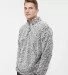 J America 8454 Epic Sherpa Quarter-Zip BLACK HEATHER