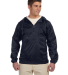 Harriton M750 Adult Packable Nylon Jacket in Navy