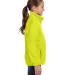 Harriton M990Y Youth 8 oz. Full-Zip Fleece in Safety yellow
