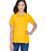 Harriton M265W Ladies' 5.6 oz. Easy Blend™ Polo in Sunray yellow