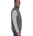 Harriton M985 Adult 8 oz. Fleece Vest in Charcoal