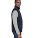 Harriton M985 Adult 8 oz. Fleece Vest in Navy