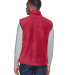 Harriton M985 Adult 8 oz. Fleece Vest in Red