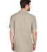 Harriton M560 Men's Barbados Textured Camp Shirt in Khaki