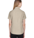 Harriton M560W Ladies' Barbados Textured Camp Shi in Khaki