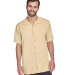 Harriton M570 Men's Bahama Cord Camp Shirt in Sand