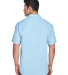 Harriton M575 Men's Two-Tone Bahama Cord Camp Shir in Cloud blue/ cream