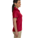 Harriton M374W Ladies' 3.8 oz. Polytech Mesh Inser in Red