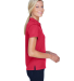 Harriton M353W Ladies' Double Mesh Polo in Red