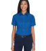 Harriton M500SW Ladies' Easy Blend™ Short-Sleeve in French blue