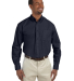 Harriton M510T Men's Tall 3.1 oz. Essential Poplin in Navy