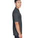 Harriton M345 Men's Advantage IL Snap Placket Perf in Dark charcoal