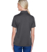 Harriton M345W Ladies' Advantage IL Snap Placket P in Dark charcoal