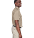 Harriton M580 Men's Key West Short-Sleeve Performa in Khaki