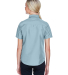 Harriton M580W Ladies' Key West Short-Sleeve Perfo in Cloud blue
