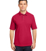 Harriton M200 Men's 6 oz. Ringspun Cotton Piqué S in Red
