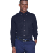 Harriton M500T Men's Tall Easy Blend™ Long-Sleev in Navy