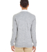 Harriton M425W Ladies' Pilbloc™ V-Neck Button Ca in Grey heather