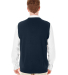 Harriton M415 Men's Pilbloc™ V-Neck Sweater Vest in Dark navy