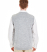 Harriton M415 Men's Pilbloc™ V-Neck Sweater Vest in Grey heather