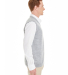 Harriton M415 Men's Pilbloc™ V-Neck Sweater Vest in Grey heather