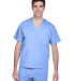 Harriton M897 Adult Restore 4.9 oz. Scrub Top in Ciel blue