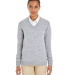 Harriton M420W Ladies' Pilbloc™ V-Neck Sweater in Grey heather