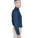 Harriton M550 Men's 6.5 oz. Long-Sleeve Denim Shir in Dark denim