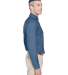Harriton M550 Men's 6.5 oz. Long-Sleeve Denim Shir in Light denim