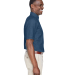 Harriton M550S Men's 6.5 oz. Short-Sleeve Denim Sh in Dark denim