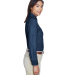 Harriton M550W Ladies' 6.5 oz. Long-Sleeve Denim S in Dark denim