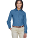 Harriton M550W Ladies' 6.5 oz. Long-Sleeve Denim S in Light denim