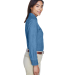 Harriton M550W Ladies' 6.5 oz. Long-Sleeve Denim S in Light denim