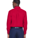 Harriton M500 Men's Easy Blend™ Long-Sleeve Twil in Red